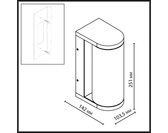 Настенный светильник Odeon Light Cortena Nature 7180/12WL