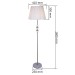 Торшер Reluce 02063-0.6-01 WH-CR