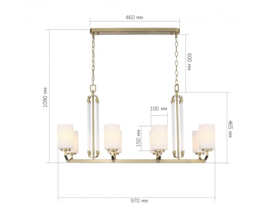 Подвесная люстра ST Luce Opalus SL1403.333.08