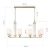 Подвесная люстра ST Luce Opalus SL1403.333.08