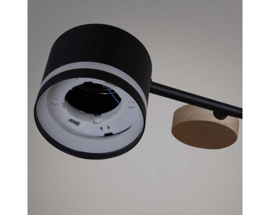 Люстра Reluce 68730-0.3-08 GX53 BK+WOOD