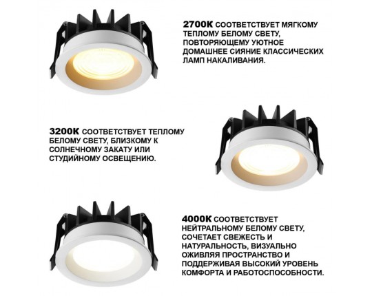 Встраиваемый светильник Novotech FLUO 359842