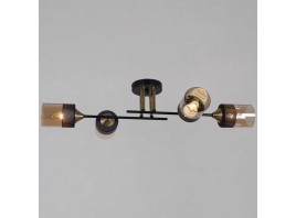 Потолочная люстра Reluce 48460-0.3-04 BK+COPPER