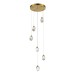 Подвесная светодиодная люстра ST Luce Cascato SL6114.203.06