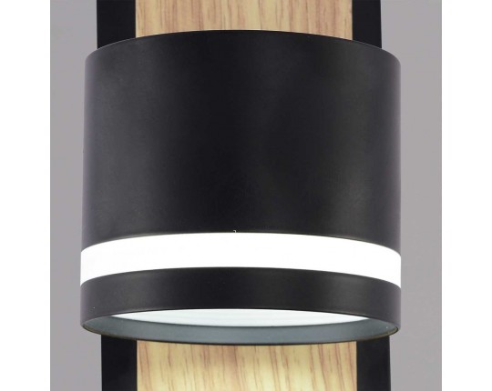 Бра Reluce 22540-0.2-01 BK+WOOD