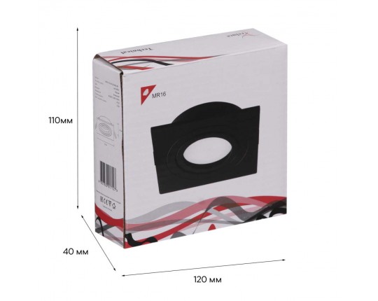 Точечный светильник Reluce Technical 16061-9.0-001LD MR16 BK Точечный светильник Reluce Technical 16061-9.0-001LD MR16 BK