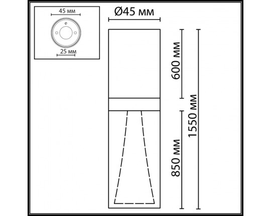 Потолочный светильник Odeon Light Defance Hightech 7143/4CL