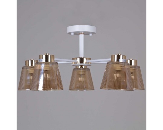 Потолочная люстра Reluce 20560-0.3-05 WH+FG Потолочная люстра Reluce 20560-0.3-05 WH+FG