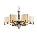 Люстра NEWPORT 31305+1/C black brass