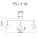 Спот Moderli David V5031-3C Спот Moderli David V5031-3C