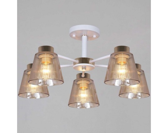 Потолочная люстра Reluce 20560-0.3-05 WH+FG Потолочная люстра Reluce 20560-0.3-05 WH+FG