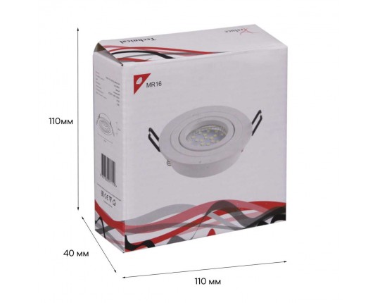 Точечный светильник Reluce Technical 16060-9.0-001LD MR16 WT