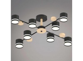 Люстра Reluce 68730-0.3-08 GX53 BK+WOOD