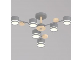 Потолочная люстра Reluce 68730-0.3-06 GX53 GREY+WOOD