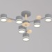 Потолочная люстра Reluce 68730-0.3-06 GX53 GREY+WOOD Потолочная люстра Reluce 68730-0.3-06 GX53 GREY+WOOD