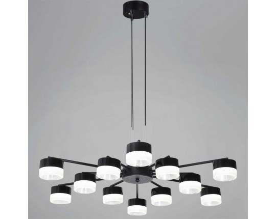 Подвесная люстра Reluce 19490-0.4-6+6 Black