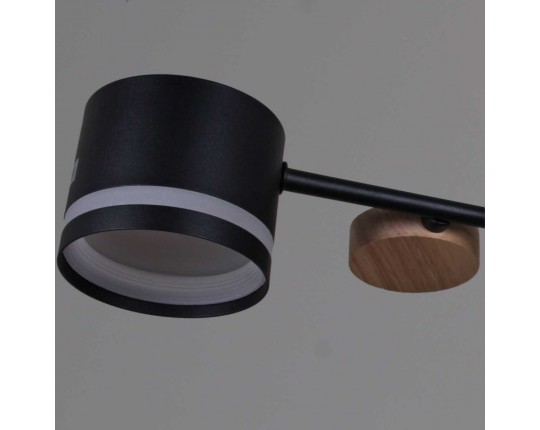 Люстра Reluce 68730-0.3-08 GX53 BK+WOOD