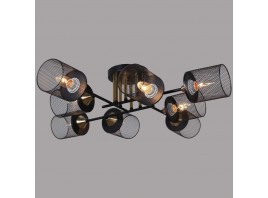 Потолочная люстра Reluce 38460-0.3-08 BK+COPPER