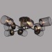 Потолочная люстра Reluce 38460-0.3-08 BK+COPPER
