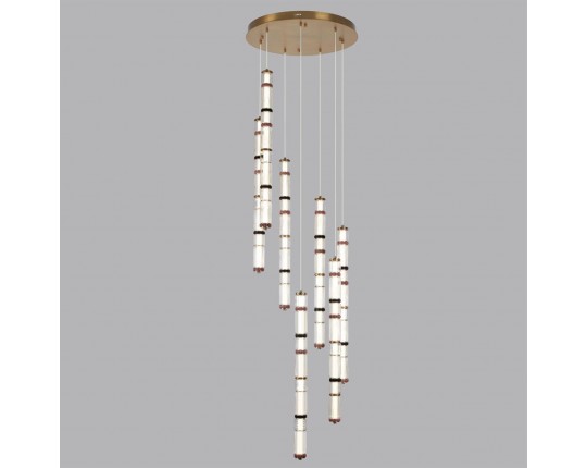 Каскадная люстра Odeon Light Collier L-Vision 5455/210L
