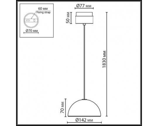 Подвесной светильник Odeon Light Lulu L-Vision 5452/6L