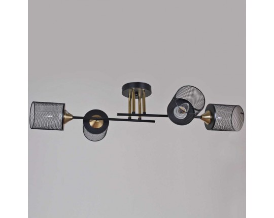 Потолочная люстра Reluce 38460-0.3-04 BK+COPPER