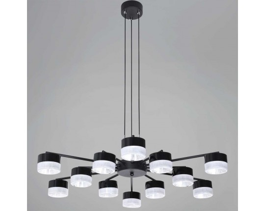Подвесная люстра Reluce 19490-0.4-6+6 Black