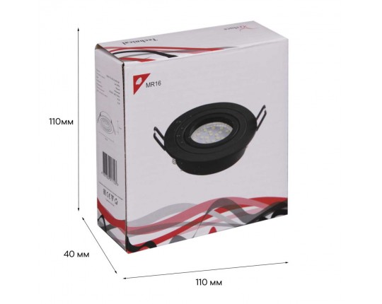 Точечный светильник Reluce Technical 16060-9.0-001LD MR16 BK
