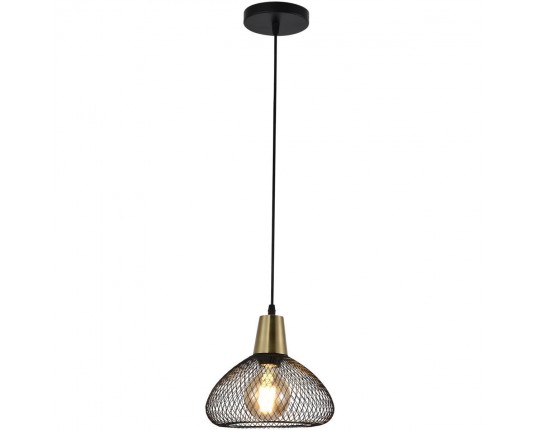 Люстра Reluce 03204-3.9-01 BK+COPPER