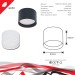 Потолочный светильник Reluce 53006-9.5-001LD GX53 BK Потолочный светильник Reluce 53006-9.5-001LD GX53 BK