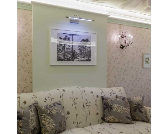 Подсветка для картин Elektrostandard Simple LED 10W 1011 IP20 никель a038392 Подсветка для картин Elektrostandard Simple LED 10W 1011 IP20 никель a038392