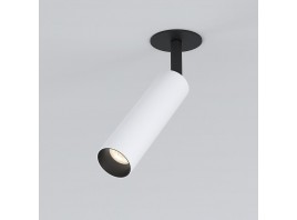 Встраиваемый светодиодный спот Elektrostandard Diffe 25040/Led белый/черный a058228
