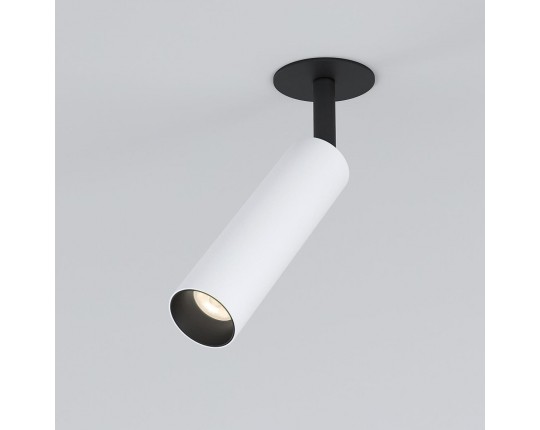 Встраиваемый светодиодный спот Elektrostandard Diffe 25040/Led белый/черный a058228
