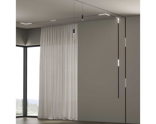 Трековый подвесной светодиодный светильник Elektrostandard Slim Magnetic Amend 85519/01 черный a063426