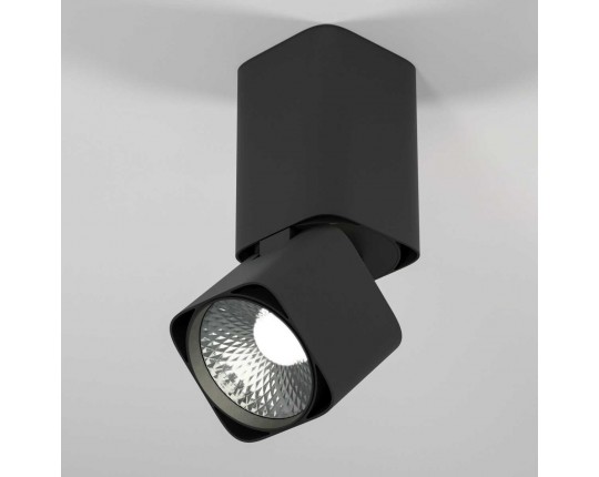 Потолочный светодиодный светильник Elektrostandard Cubus 25043/LED 10W 4000K черный a063682