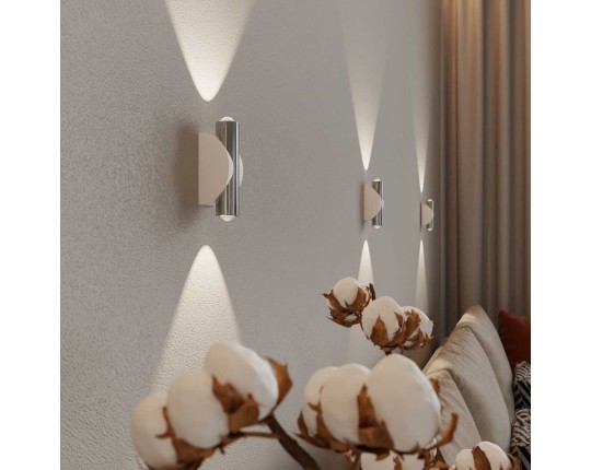 Настенный светодиодный светильник Elektrostandard Steel 40109/LED белый/сталь a055628