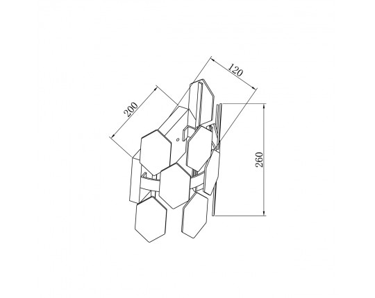 Бра Vele Luce Polaris VL4153W01