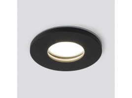 Встраиваемый светильник Elektrostandard 125 MR16 черный матовый a053360