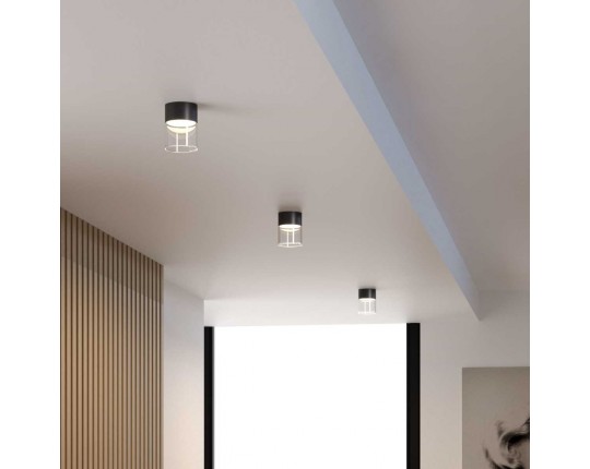 Потолочный светодиодный светильник Elektrostandard Lumen 25047/LED 10W 4000К черный/прозрачный a064709 Потолочный светодиодный светильник Elektrostandard Lumen 25047/LED 10W 4000К черный/прозрачный a064709