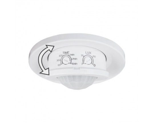 Датчик движения Elektrostandard SNS-M-12 8M 2,2-4M 800W IP20 360 a041244