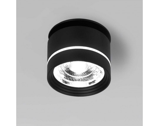 Встраиваемый светодиодный светильник Elektrostandard Stark 25035/LED 8W 4200K чёрный a062932 Встраиваемый светодиодный светильник Elektrostandard Stark 25035/LED 8W 4200K чёрный a062932