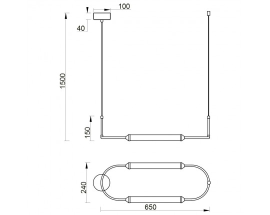 Подвесной светильник Vele Luce Capsula VL7293P31 Подвесной светильник Vele Luce Capsula VL7293P31