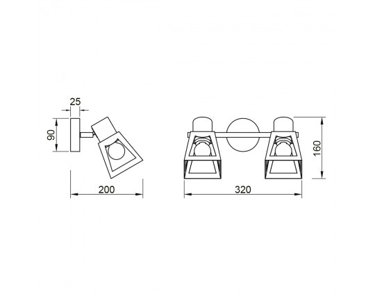 Спот Vele Luce Carisma VL6462W02