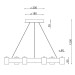 Подвесной светильник Vele Luce Octopus VL10152P06
