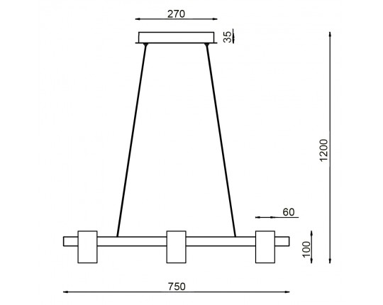 Подвесной светильник Vele Luce Zoom VL10113P06