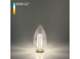 Лампа светодиодная филаментная Elektrostandard E14 9W 6500K прозрачная a056251