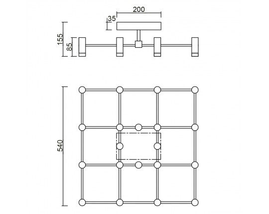 Потолочный светильник Vele Luce Аtmosfera VL7162L16