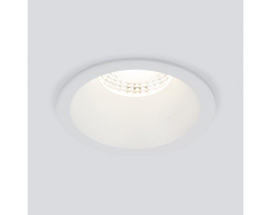 Встраиваемый светодиодный светильник Elektrostandard Lin 15266/LED 7W 3000K WH белый a063925