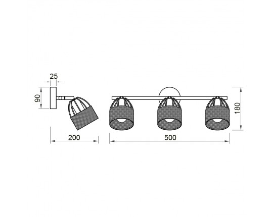 Спот Vele Luce Modello VL6452W03