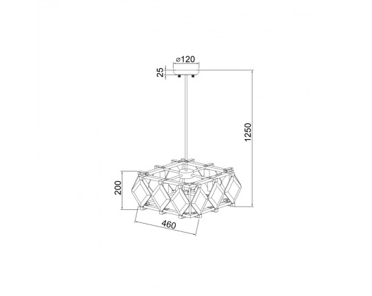 Подвесная люстра Vele Luce Vittoria VL3053L04